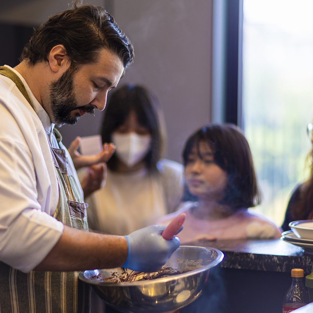 親子料理課合影